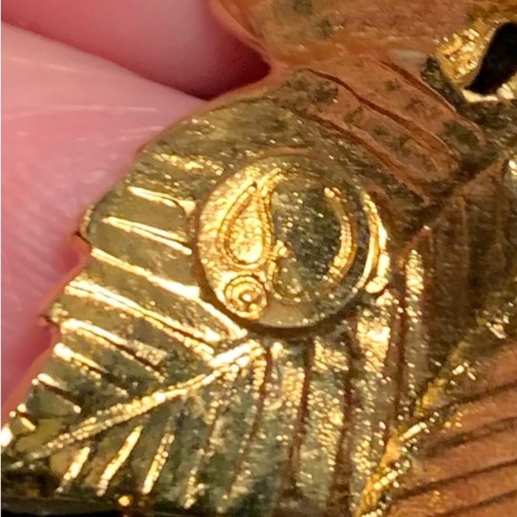 St. John Gold Brooch With Enamel Ladybug Vintage - Picture 4 of 7